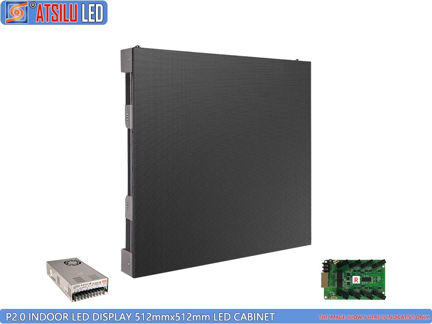 P2mm SMD1010 High Definition Indoor Fixed LED Video Screen Cabinet